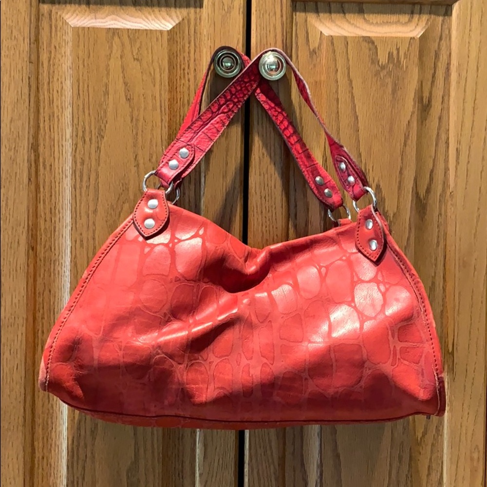 Leather handbag